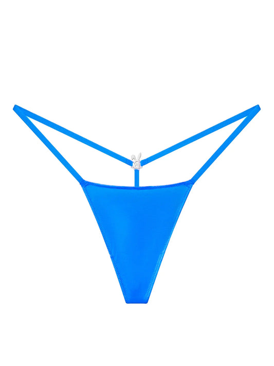 ICED OUT G-STRING IN OCEAN BLUE - BUNNIES' ROOM