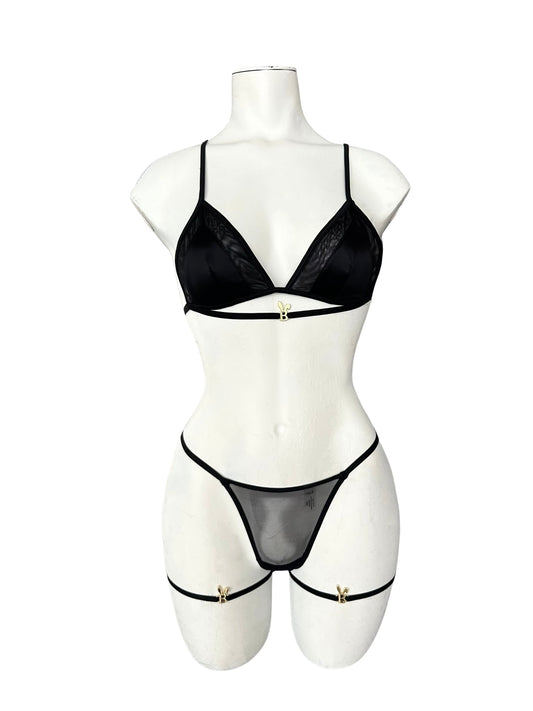 LINGERIE SET IN BLACK