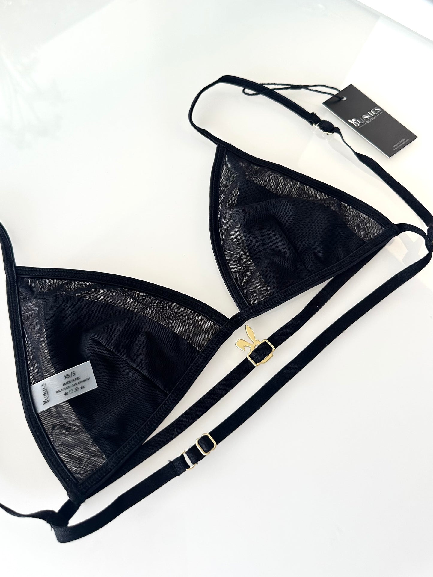 LINGERIE SET IN BLACK - BUNNIES' ROOM