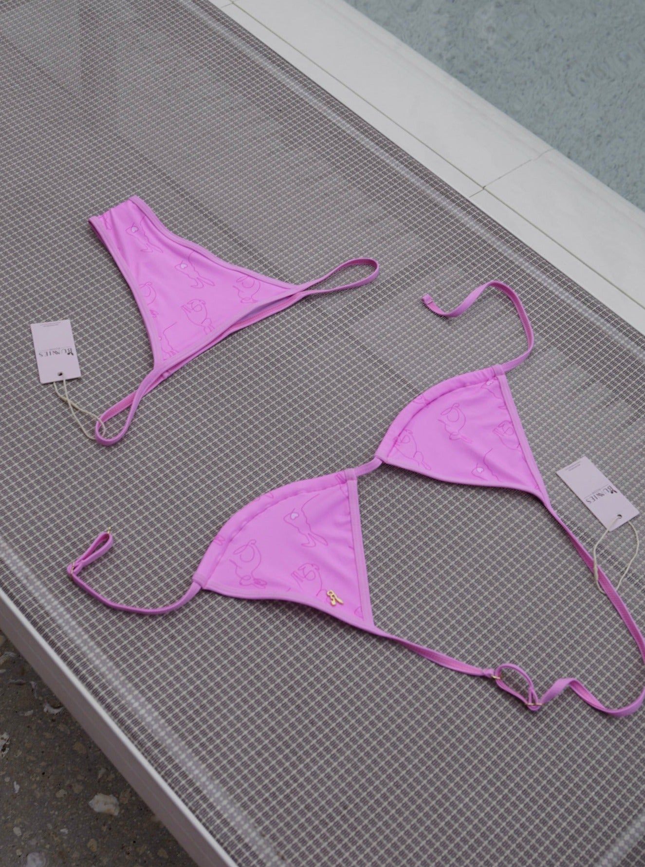 LONDON BIKINI IN PINK - BUNNIES ROOM