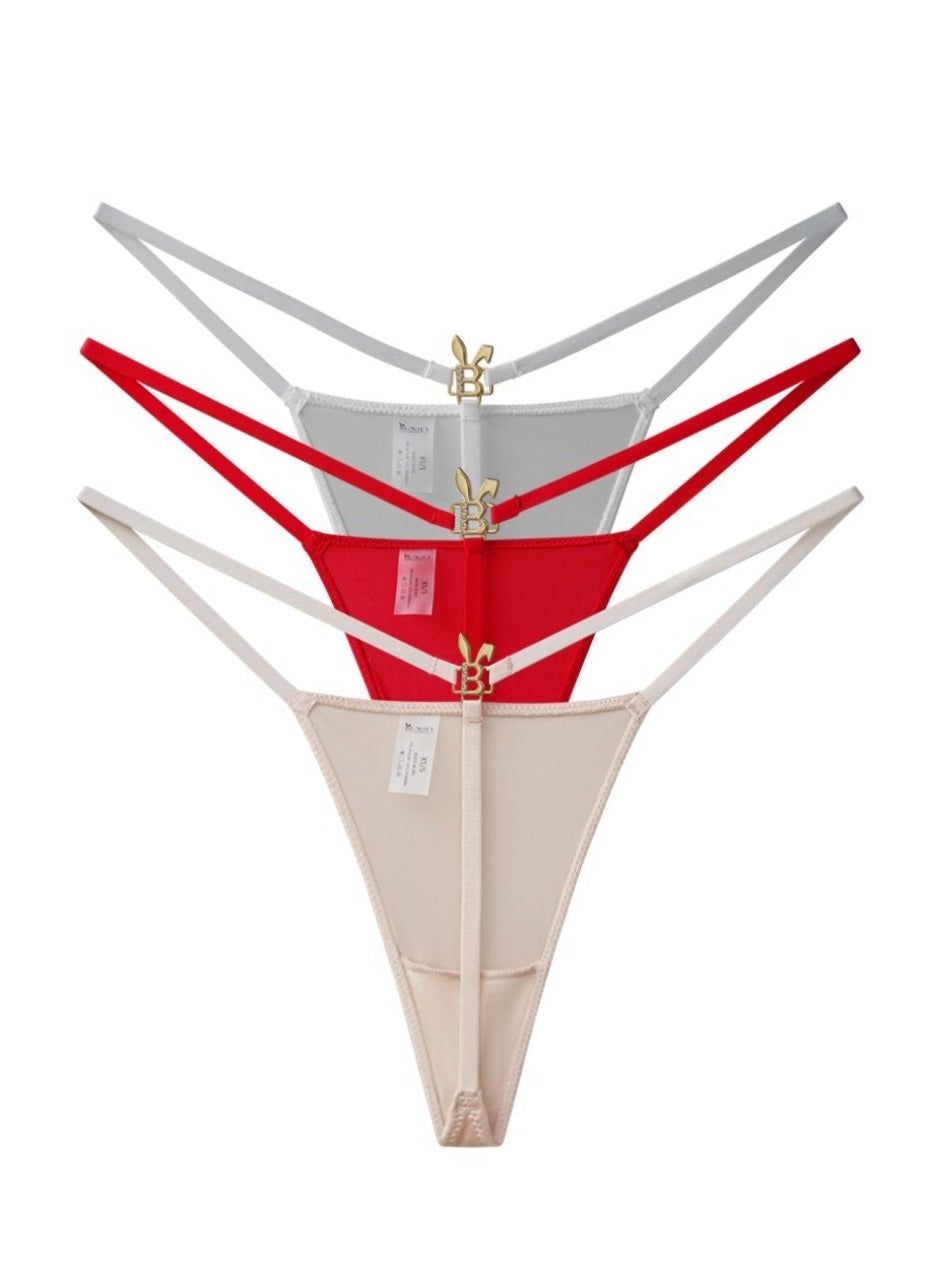 3-PACK G-STRING THONGS - BUNNIES ROOM