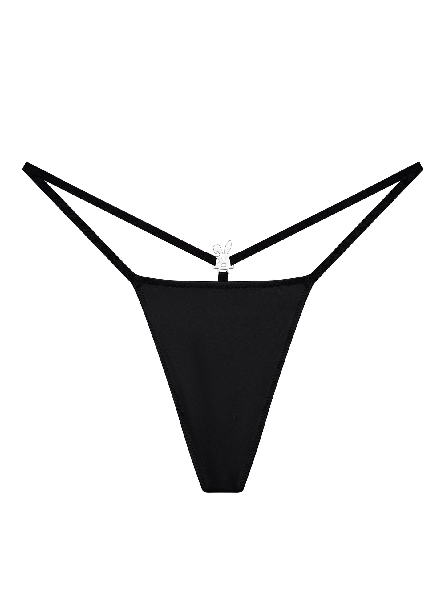 ICED OUT G-STRING IN BLACK - BUNNIES ROOM