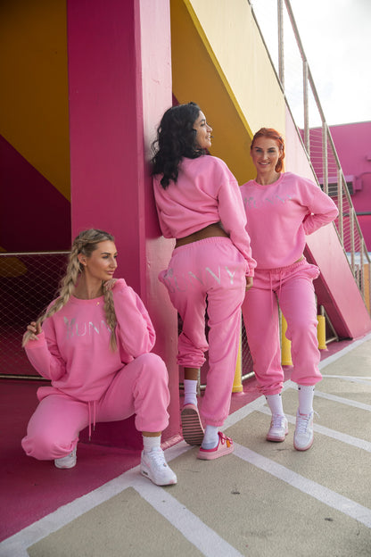 SWEATPANTS IN CANDY PINK - BUNNIES' ROOM