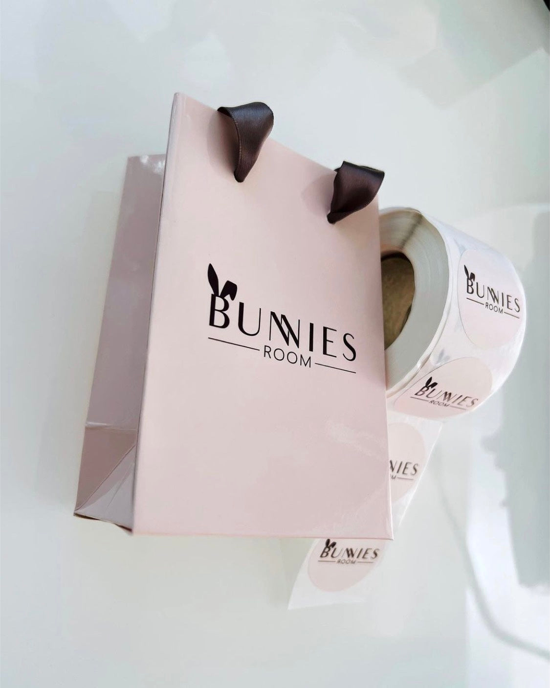 Gift Bag, Custom gift bag, Gloss custom logo bag, custom small brand packaging, custom packaging, bunnies room swimwear, bunnies room boutique, bunnies room miami, swimwear designer miami, swimwear designer los angeles, swimwear designer la, fashion district la, small brand, clothing boutique, women owned business, custom gift bag, cute packaging, cute gift bag