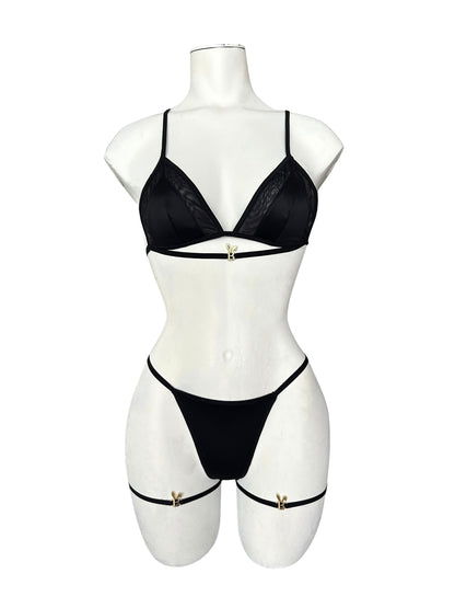 LINGERIE SET IN BLACK