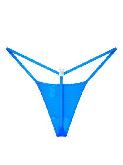 ICED OUT G-STRING IN OCEAN BLUE - BUNNIES' ROOM
