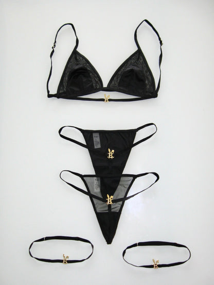 LINGERIE SET IN BLACK