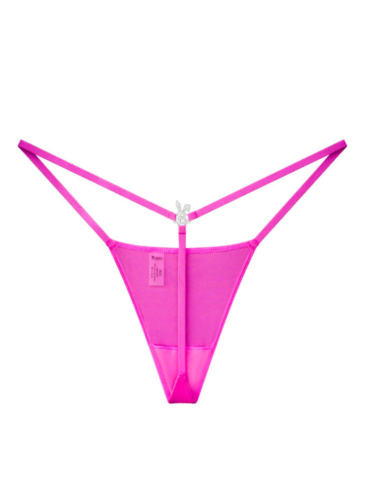 ICED OUT G-STRING IN HOT PINK - BUNNIES' ROOM