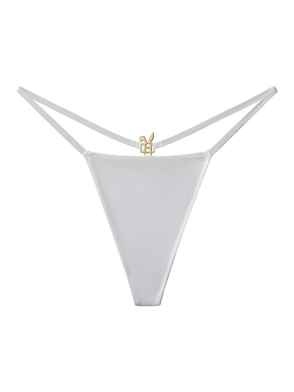 BUNNY G-STRING THONG IN WHITE - BUNNIES' ROOM