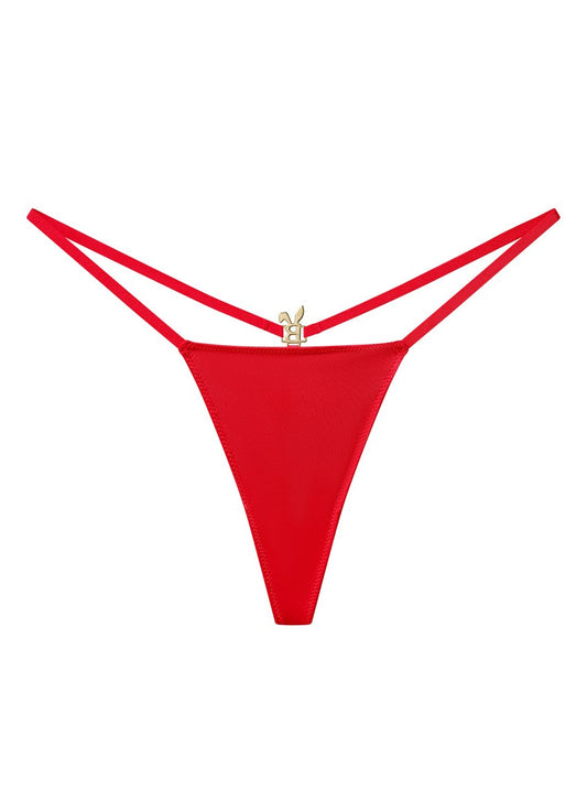 BUNNY G-STRING THONG IN RED - BUNNIES' ROOM