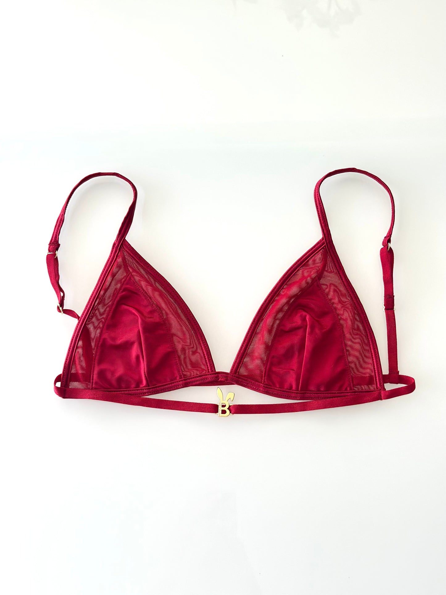 BRALETTE IN RED WINE - BUNNIES' ROOM
