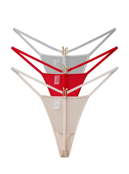 3-PACK G-STRING THONGS - BUNNIES ROOM