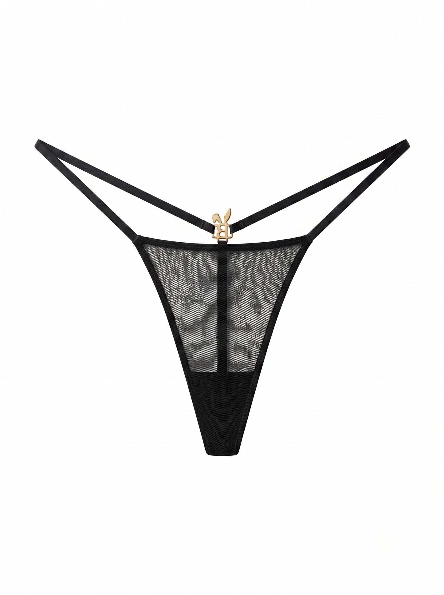 MESH G-STRING IN BLACK
