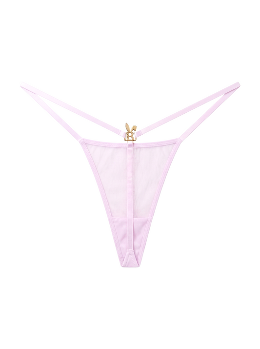 MESH G-STRING IN BALLERINA PINK