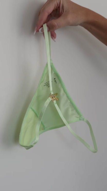 G-STRING IN MATCHA GREEN